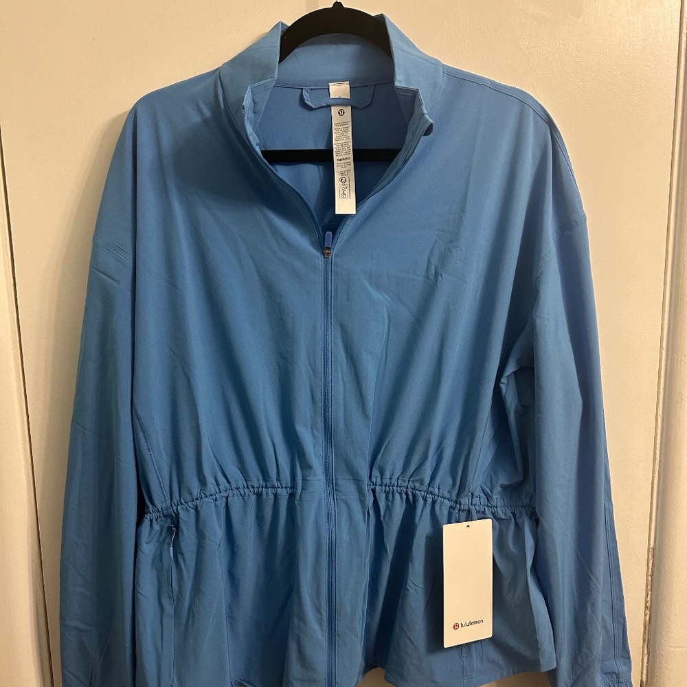 XX SOLD XX Lululemon UV Protective Cinch Waist Run Jacket Size XL